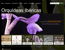 Tablet Screenshot of orquideasibericas.info